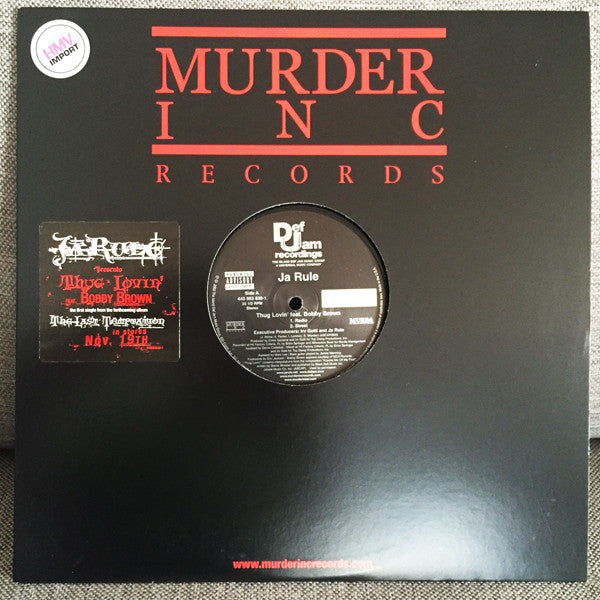 Ja Rule - Thug Lovin' (Vinyl, 12", 33 ⅓ RPM, Single) Very Good (VG) / Very Good (VG)