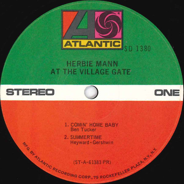 Herbie Mann - Herbie Mann At The Village Gate (Vinyl, LP, Album, Reissue, Stereo) Good Plus (G+) / Very Good (VG)