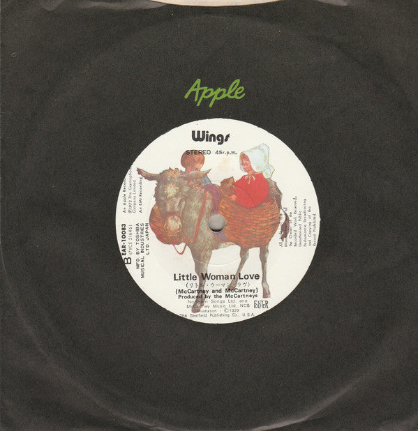 Wings (2) - Mary Had A Little Lamb (Vinyl, 7", 45 RPM, Single, Stereo) Very Good Plus (VG+) / Very Good Plus (VG+)