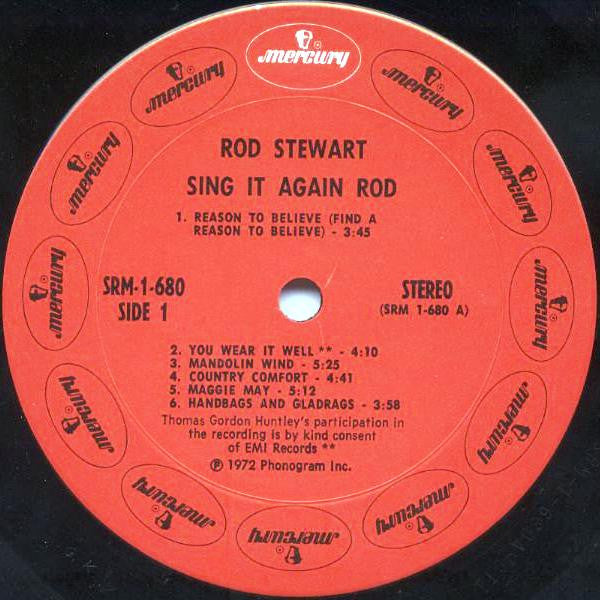 Rod Stewart - Sing It Again Rod (Vinyl, LP, Compilation, Stereo) Good Plus (G+) / Very Good (VG)