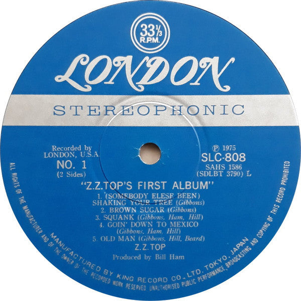 ZZ Top - ZZ Top's First Album = Z.Z.トップ・ファースト・アルバム (Vinyl, LP, Albu...