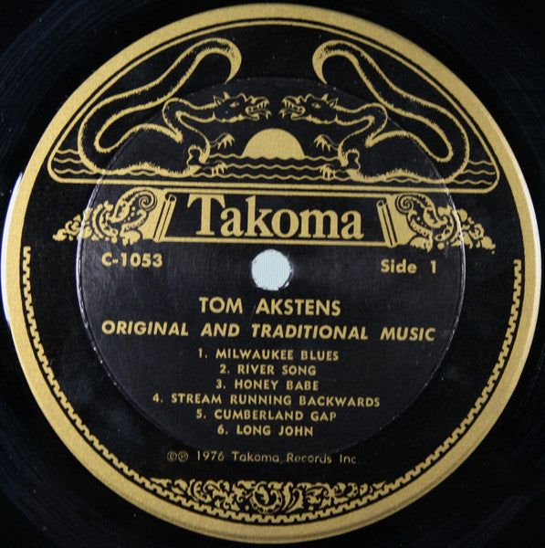 Tom Akstens - Original & Traditional Music (Vinyl, LP, Album) Good Plus (G+) / Very Good (VG)