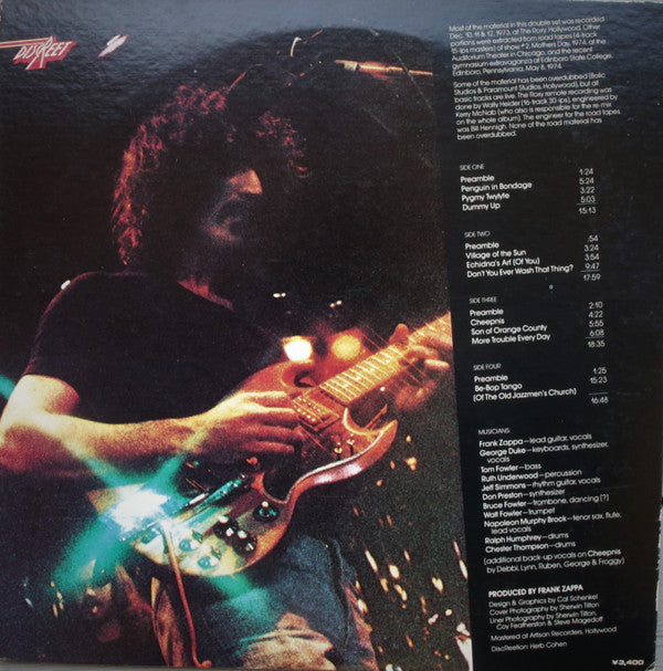 Frank Zappa - Roxy & Elsewhere (Vinyl, LP, Album)