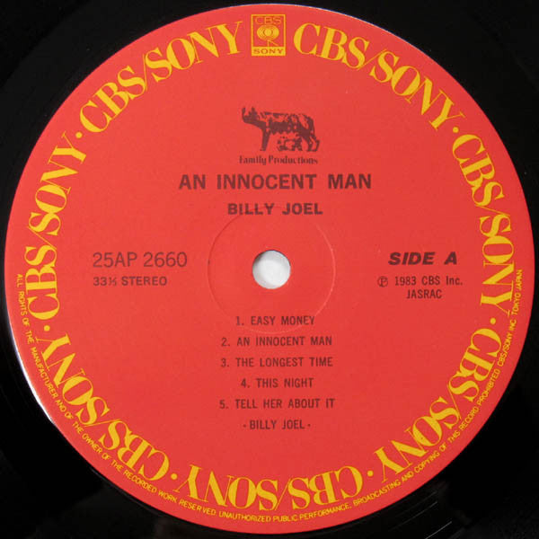 Billy Joel - An Innocent Man (Vinyl, LP, Album)