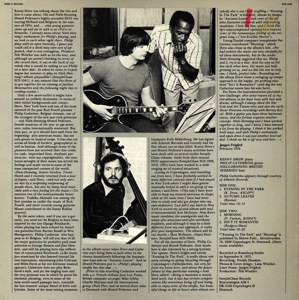 The Kenny Drew Trio - Morning (Vinyl, LP, Album) Very Good Plus (VG+) / Very Good Plus (VG+)