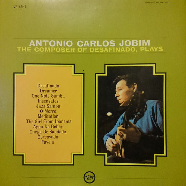 Antonio Carlos Jobim - The Composer Of Desafinado, Plays (Vinyl, LP, Album, Reissue, Stereo) Very Good Plus (VG+) / Very Good (VG)