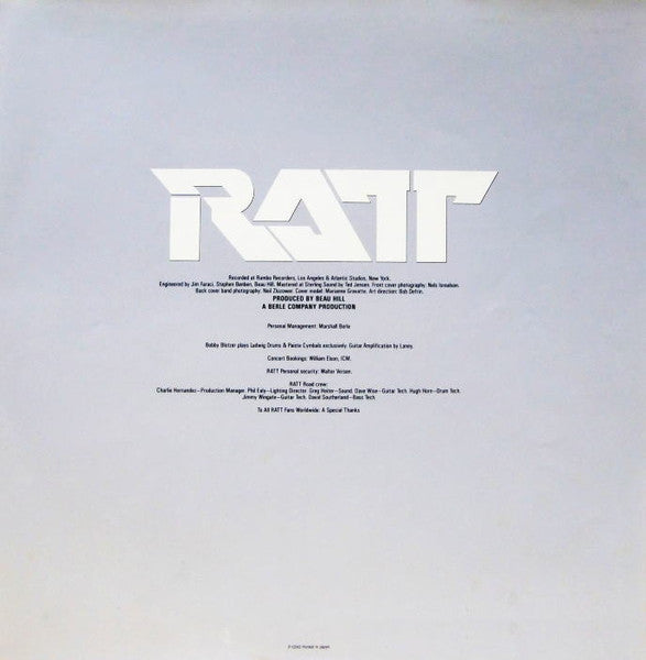 Ratt - Invasion Of Your Privacy (Vinyl, LP, Album) Very Good Plus (VG+) / Very Good Plus (VG+)