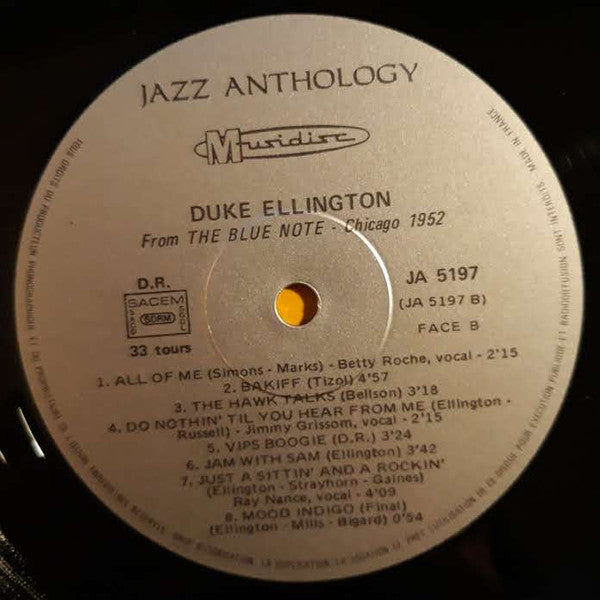 Duke Ellington - From The Blue Note - Chicago 1952 (Vinyl, LP, Album) Very Good Plus (VG+) / Very Good (VG)