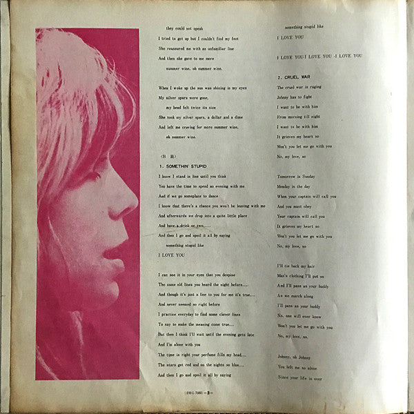 Nancy Sinatra - Golden Nancy Sinatra (Vinyl, LP, Compilation, Stereo)