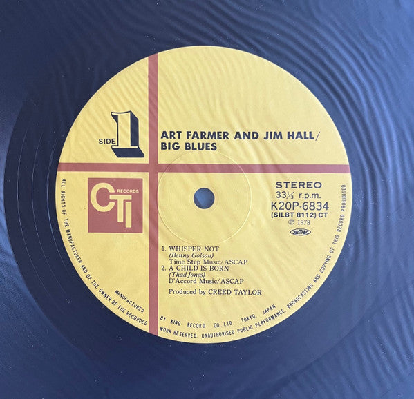 Art Farmer - Big Blues (Vinyl, LP, Album) Near Mint (NM or M-) / Very Good (VG)