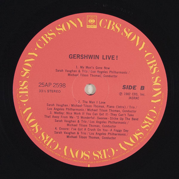 Michael Tilson Thomas - Gershwin Live! (Vinyl, LP, Album)