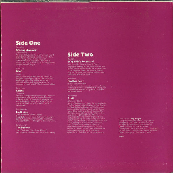 Deep Purple - Deep Purple (Vinyl, LP, Album, Reissue)