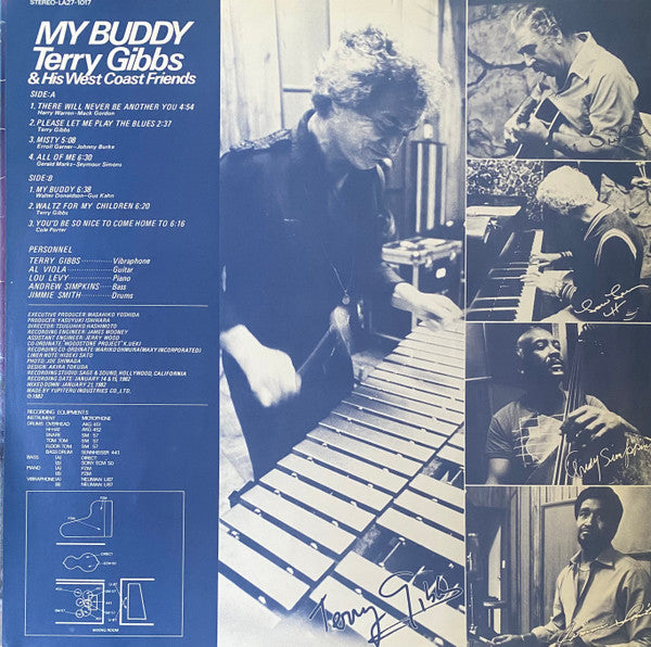 Terry Gibbs & His West Coast Friends - My Buddy (Vinyl, LP, Album) Very Good Plus (VG+) / Very Good Plus (VG+)