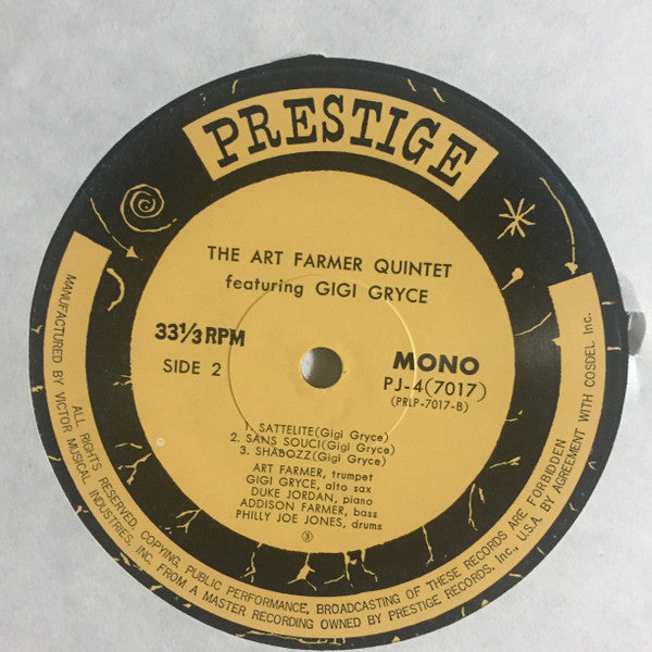 Art Farmer Quintet - Art Farmer Quintet Featuring Gigi Gryce (Vinyl...