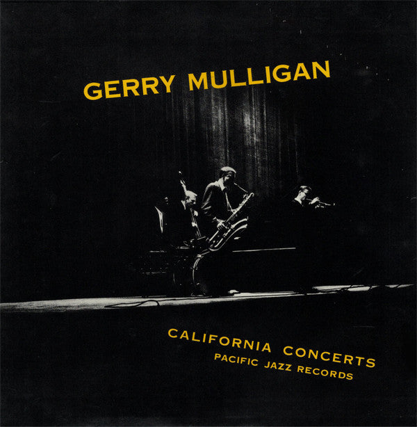Gerry Mulligan - California Concerts (Vinyl, LP, Album, Reissue, Mono)