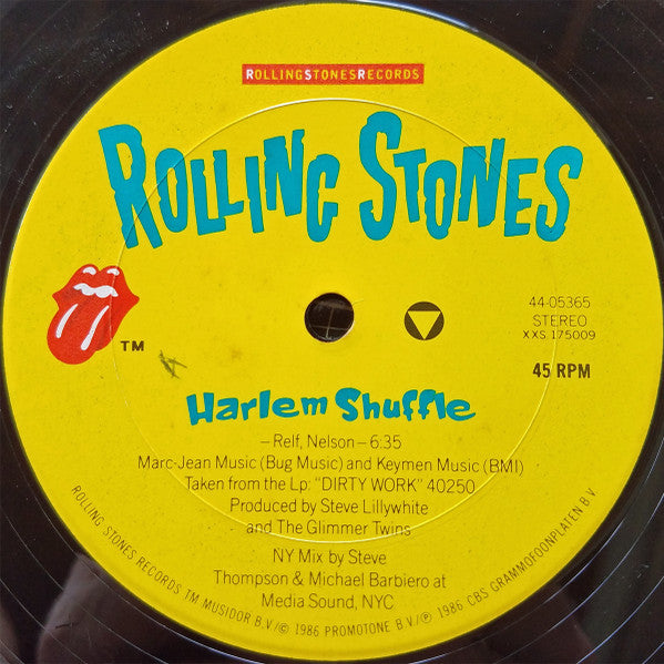 The Rolling Stones - Harlem Shuffle (Vinyl, 12", 45 RPM, Stereo) Very Good Plus (VG+) / Very Good Plus (VG+)