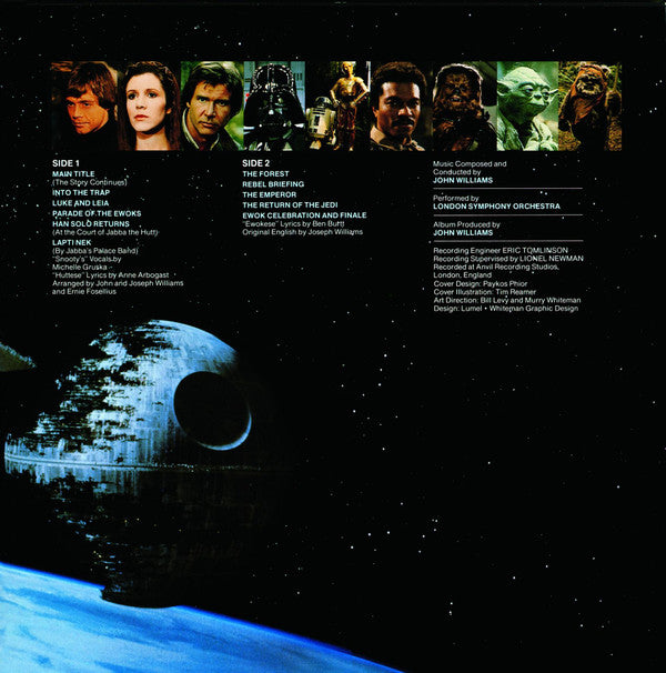 John Williams (4) - Star Wars : Return Of The Jedi (The Original Motion Picture Soundtrack) (Vinyl, LP, Album, Stereo) Near Mint (NM or M-) / Very Good Plus (VG+)