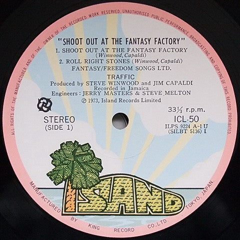 Traffic - Shoot Out At The Fantasy Factory (Vinyl, LP, Album) Near Mint (NM or M-) / Very Good Plus (VG+)