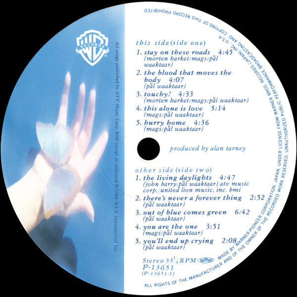 a-ha - Stay On These Roads (Vinyl, LP, Album)