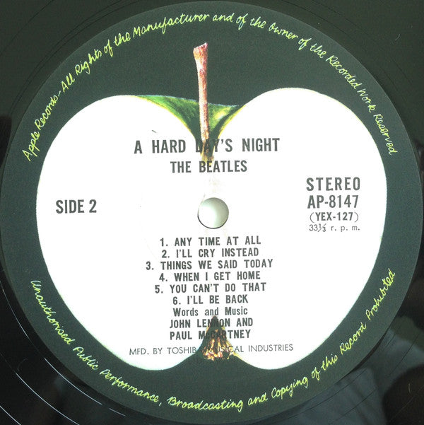 The Beatles - A Hard Day's Night (Vinyl, LP, Album, Reissue, Stereo)