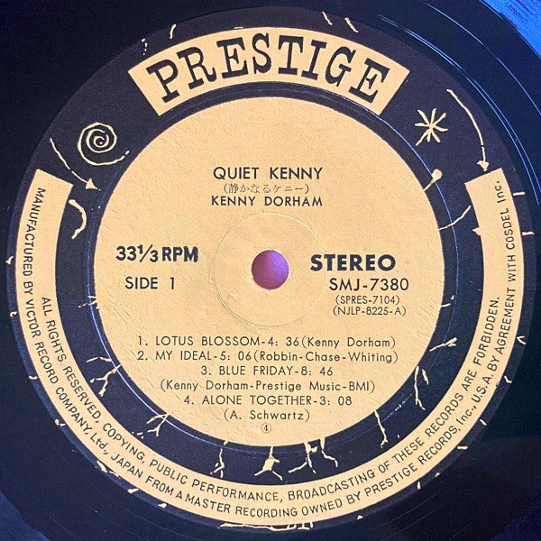 Kenny Dorham - Quiet Kenny (Vinyl, LP, Album, Reissue, Stereo)