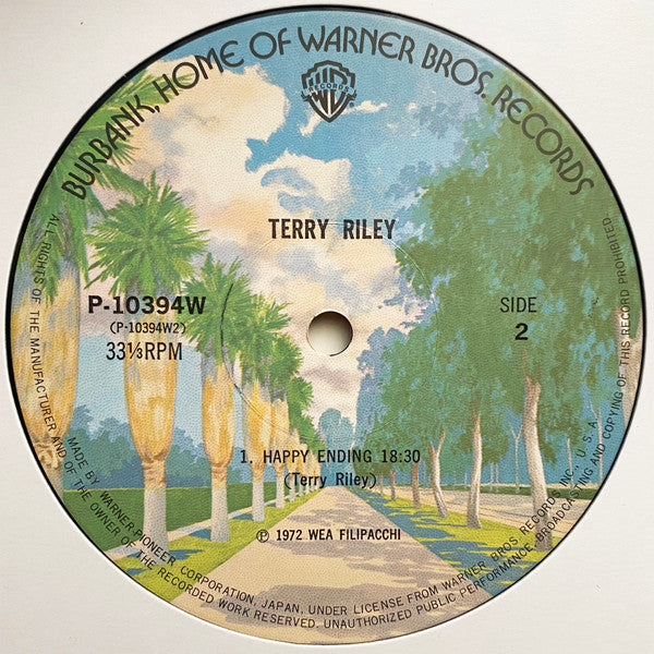 Terry Riley - Happy Ending (Vinyl, LP, Album, Reissue) Very Good (VG) / Very Good (VG)