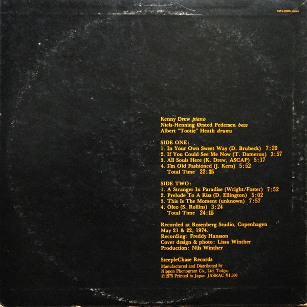 The Kenny Drew Trio - If You Could See Me Now (Vinyl, LP, Album)