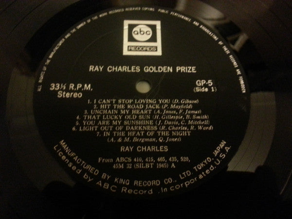 Ray Charles - Golden Prize (Vinyl, LP, Compilation) Very Good Plus (VG+) / Very Good Plus (VG+)