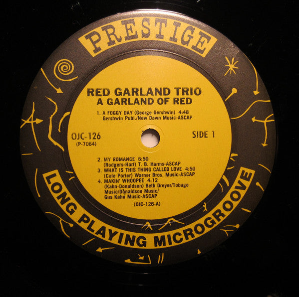 The Red Garland Trio - A Garland Of Red (Vinyl, LP, Album, Reissue,...
