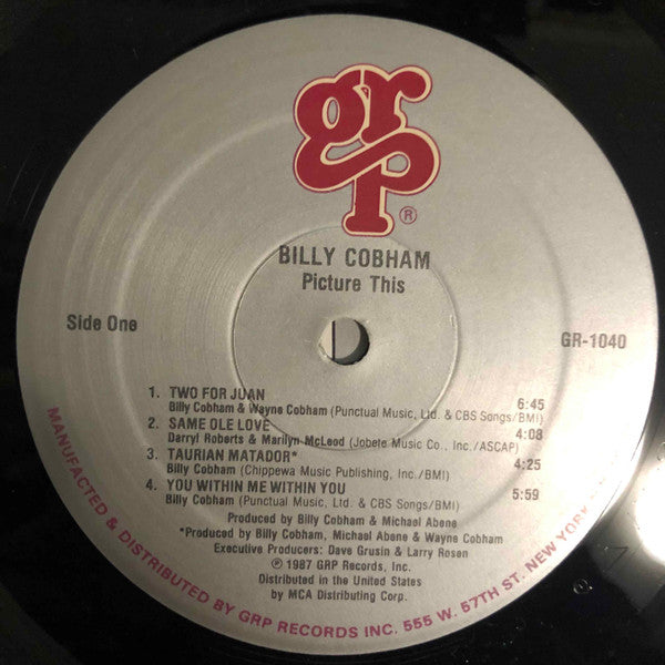 Billy Cobham - Picture This (Vinyl, LP, Album) Very Good (VG) / Very Good (VG)