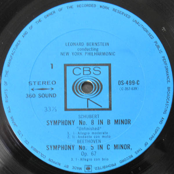 Franz Schubert - Symphony No. 8 ('Unfinished') / Symphony No. 5 (Vinyl, LP, Compilation, Stereo) Good Plus (G+) / Very Good (VG)