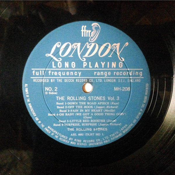 The Rolling Stones - The Rolling Stones, Vol. 3 = ザ・ローリング・ストーンズ=第3集 (Vinyl, LP, Album, Mono) Good Plus (G+) / Good Plus (G+)
