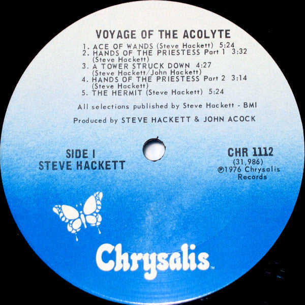 Steve Hackett - Voyage Of The Acolyte (Vinyl, LP, Album, Repress) Very Good (VG) / Near Mint (NM or M-)