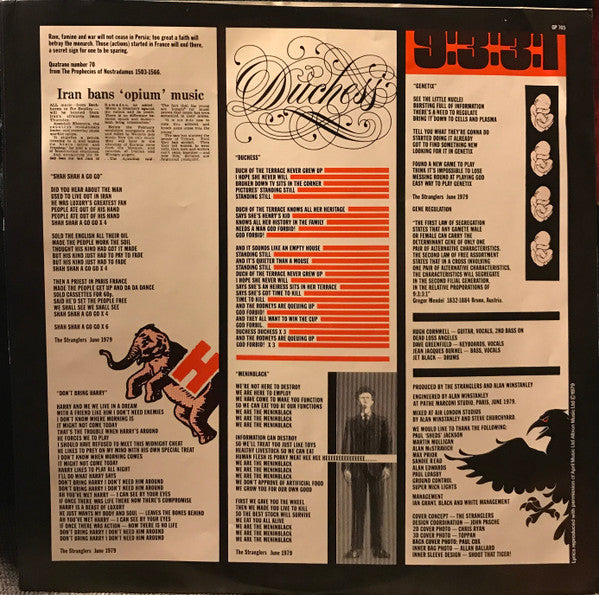 The Stranglers - The Raven (Vinyl, LP, Album) Very Good Plus (VG+) / Very Good Plus (VG+)