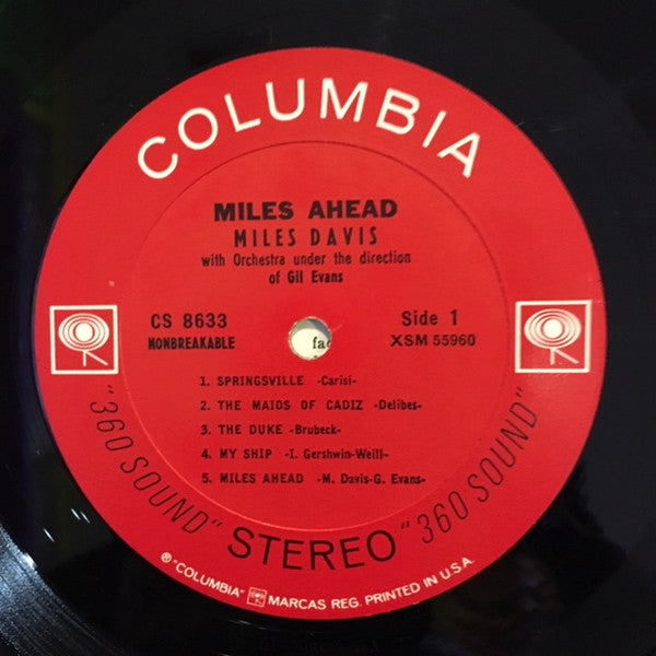 Miles Davis + 19 - Miles Ahead (Vinyl, LP, Album, Stereo, Repress) Very Good Plus (VG+) / Good Plus (G+)