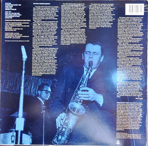 The Phil Woods Quartet - Warm Woods (Vinyl, LP, Album, Reissue) Very Good Plus (VG+) / Very Good (VG)
