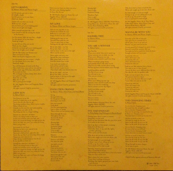 Earth, Wind & Fire - Raise! = 天空の女神 (Vinyl, LP, Album, Stereo) Very Good Plus (VG+) / Very Good Plus (VG+)