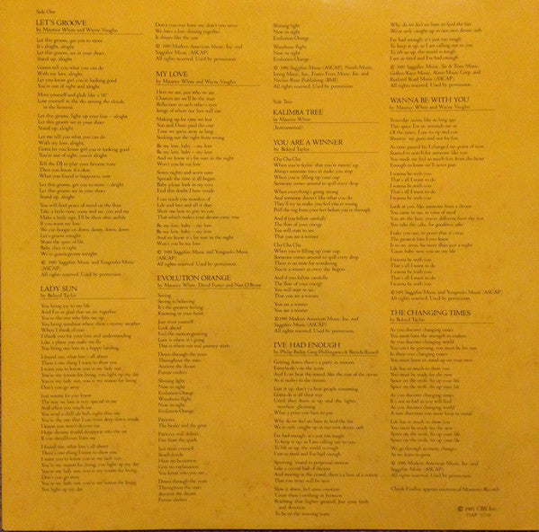Earth, Wind & Fire - Raise! = Goddess of the Sky (Vinyl, LP, Album, Stereo) Very Good (VG) / Very Good Plus (VG+)