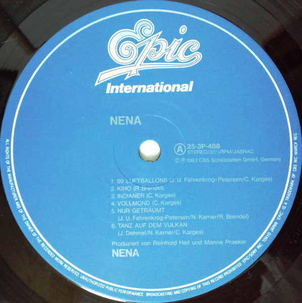 Nena - Nena (Vinyl, LP, Album, Stereo)