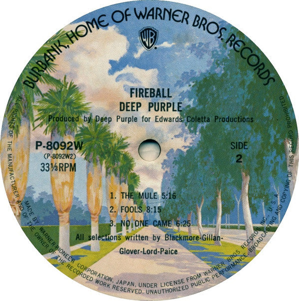 Deep Purple - Fireball (Vinyl, LP, Album, Reissue)