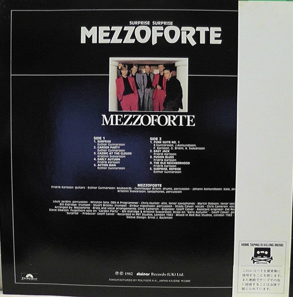 Mezzoforte - Surprise Surprise (Vinyl, LP, Album)