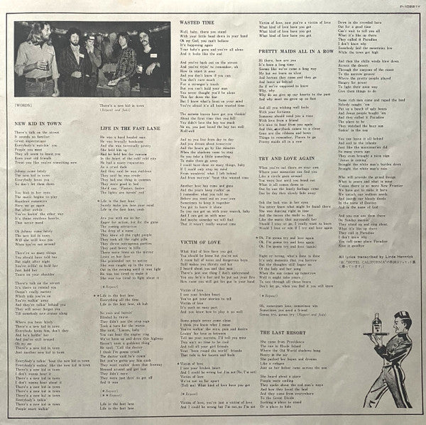 Eagles - Hotel California (Vinyl, LP, Album, Stereo)