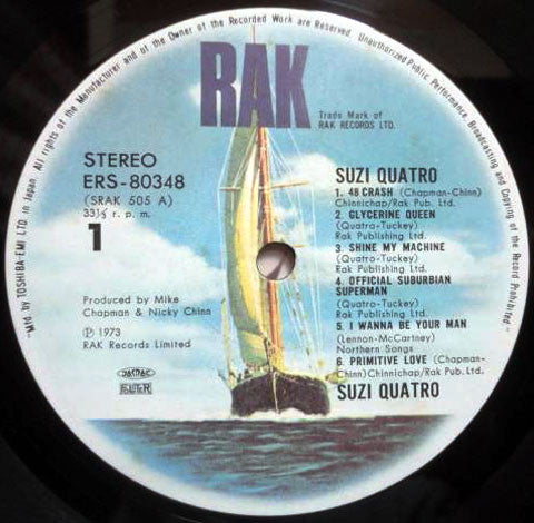 Suzi Quatro - Suzi Quatro (Vinyl, LP, Album, Reissue, Stereo)