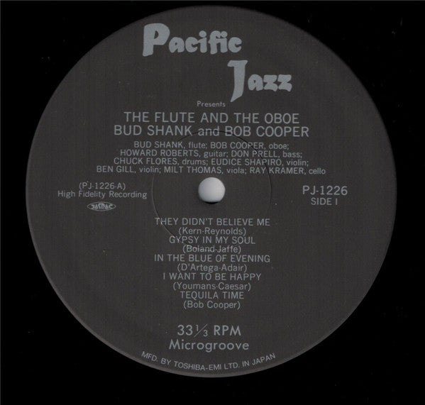 Bud Shank - Flute 'N Oboe (Vinyl, LP, Album, Reissue, Mono) Very Good Plus (VG+) / Very Good Plus (VG+)