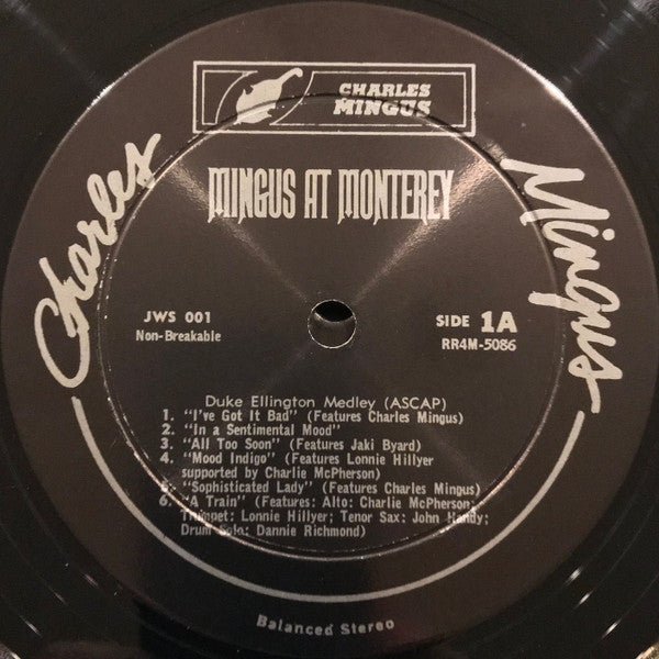 Charles Mingus - Mingus At Monterey (2xVinyl, LP, Album, Reissue, Mono) Good Plus (G+) / Fair (F)