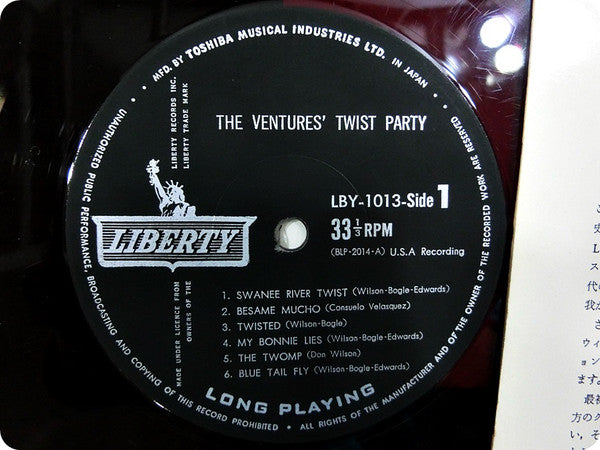 The Ventures - Twist Party (Vinyl, LP, Album, Mono)