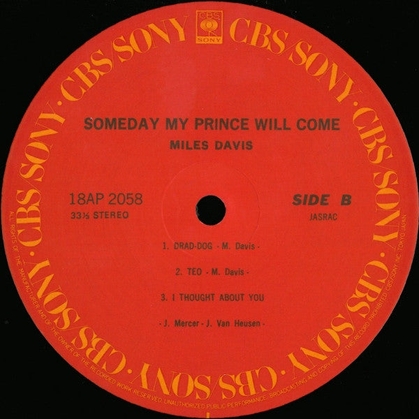 The Miles Davis Sextet - Someday My Prince Will Come (Vinyl, LP, Al...