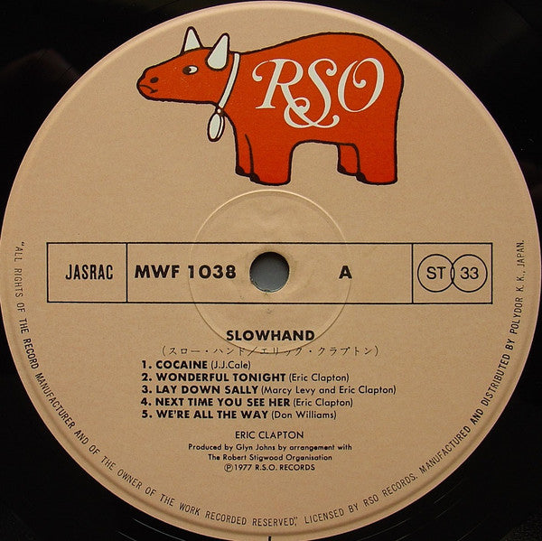 Eric Clapton - Slowhand (Vinyl, LP, Album)