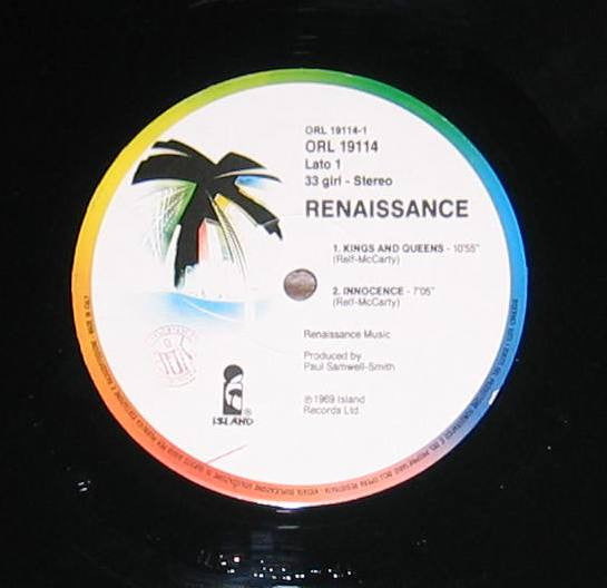 Renaissance (4) - Renaissance (Vinyl, LP, Album, Reissue) Very Good (VG) / Very Good Plus (VG+)