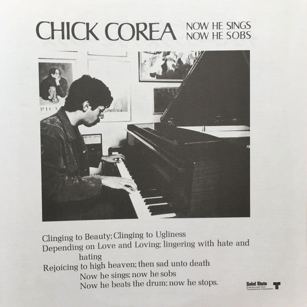 Chick Corea - Now He Sings, Now He Sobs (Vinyl, LP, Album, Reissue)